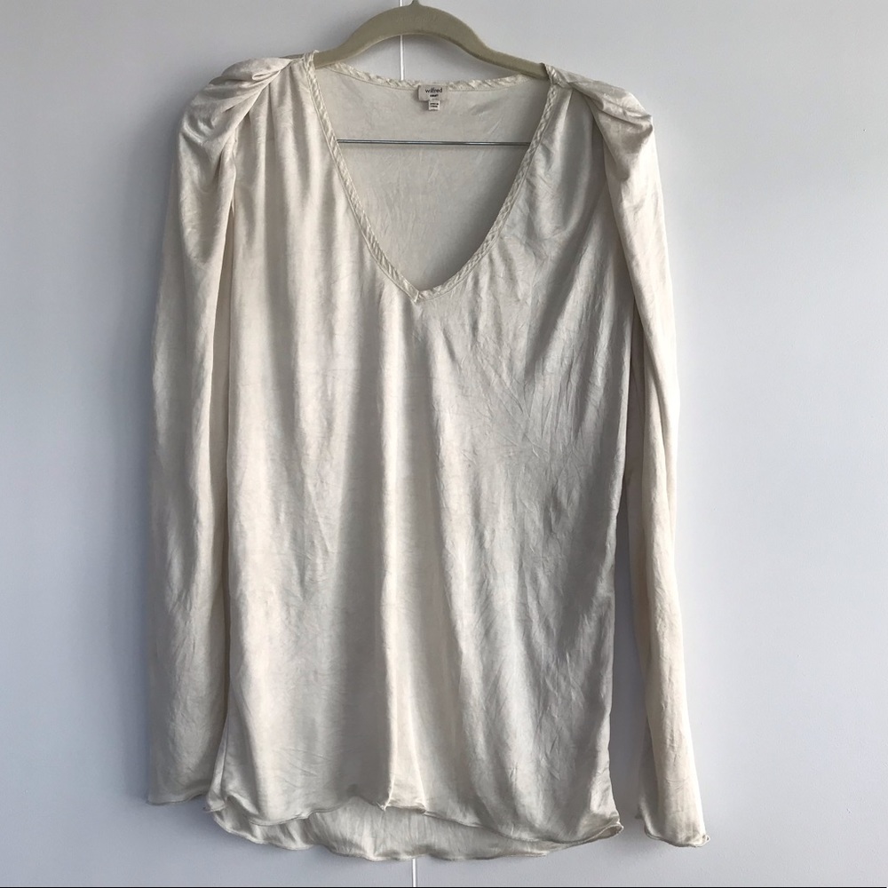 ARITZIA | WILFRED SHIMMER LONG SLEEVE
